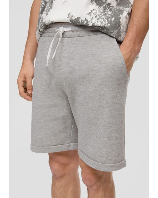 QS Cargoshorts Shorts mit Tunnelzug in Gray für Herren