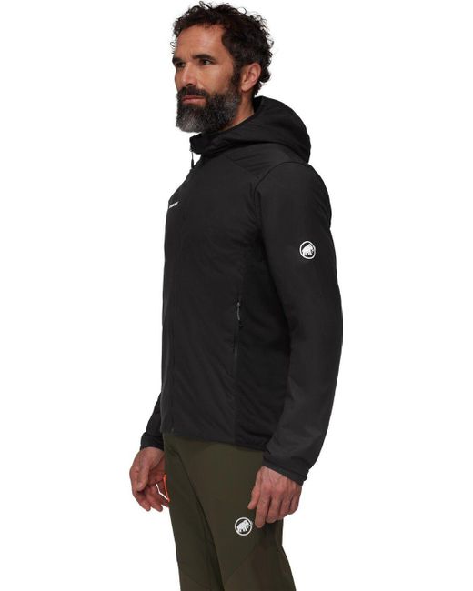 Mammut Funktionsjacke Rime Light IN Flex Hooded Jacket Men black für Herren