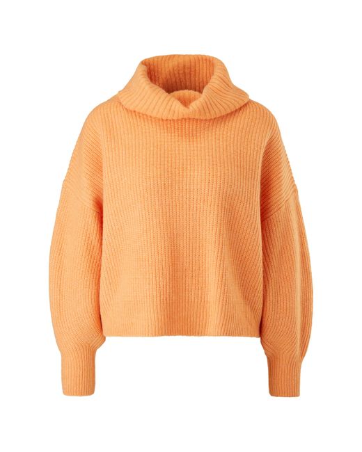 S.oliver Orange Strickpullover Pullover aus Wollmix