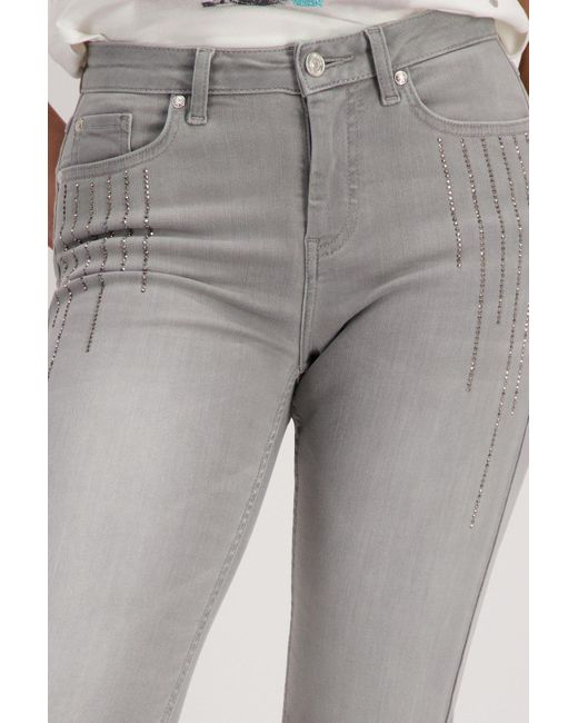 Monari Gray 5-Pocket-Jeans Hose