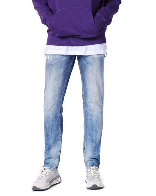 DIESEL Fit- Thommer 084QP Jeans Hose Regular Slim Skinny in Blue für Herren