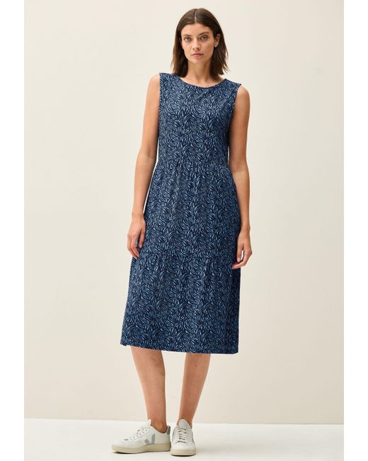 Cecil Blue Midikleid mit Volant
