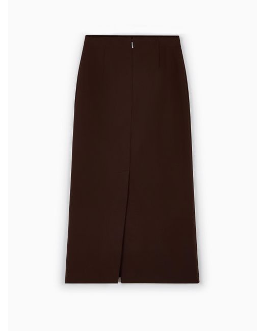 Falda Lápiz, Talla Tibi de color Brown