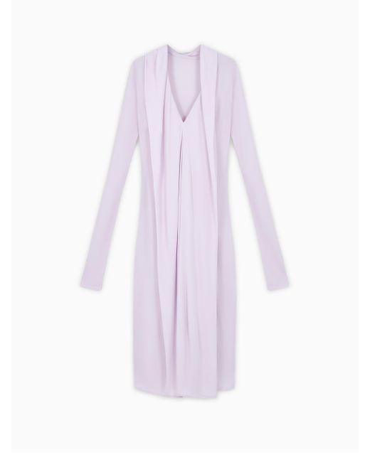 Vestido Capa, Talla Totême  de color White