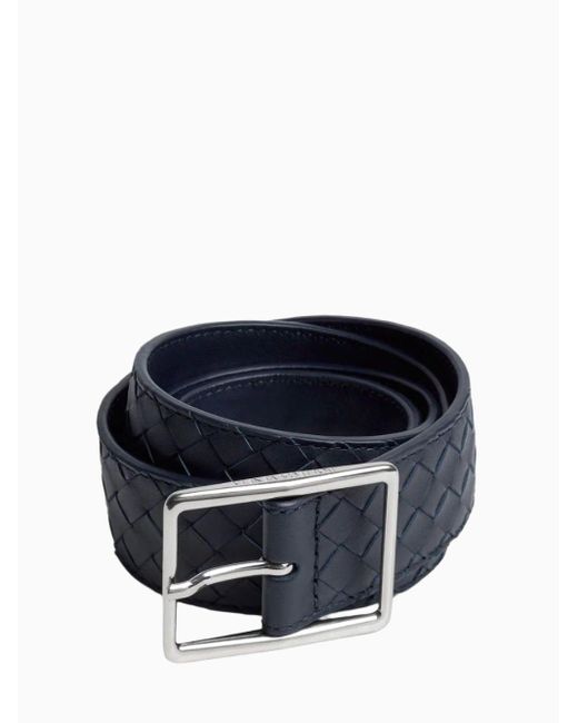 Cinturón Intrecciato Piccolo, Talla Bottega Veneta de hombre de color Blue