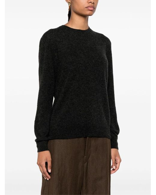 Jersey Con Cuello Redondo, Talla Saint Laurent de color Black