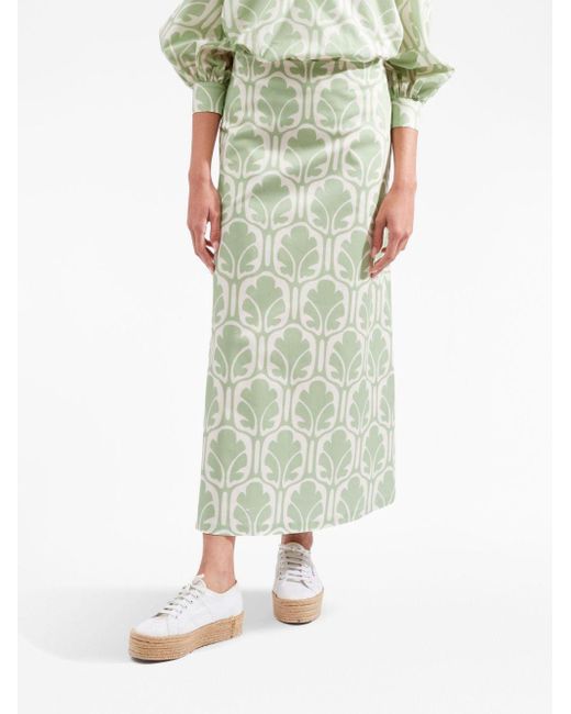 Falda A-Long, Talla LaDoubleJ de color Green