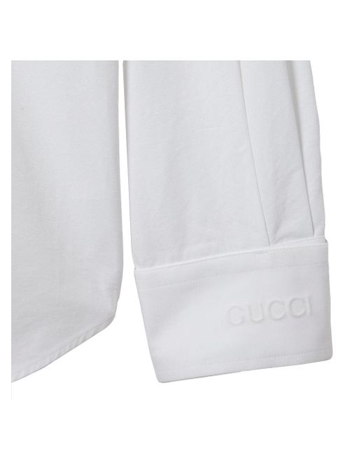 Camisa De Popelina, Talla Gucci de hombre de color White