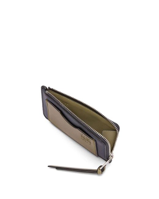 Tarjetero-Monedero, Talla Loewe de color Gray