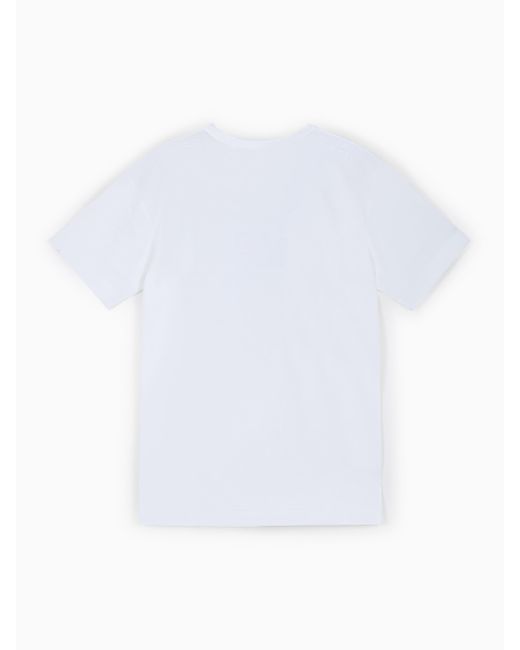 Camiseta Double Heart, Talla COMME DES GARÇONS PLAY de hombre de color White
