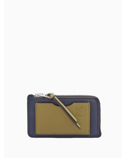 Tarjetero-Monedero, Talla Loewe de color Gray