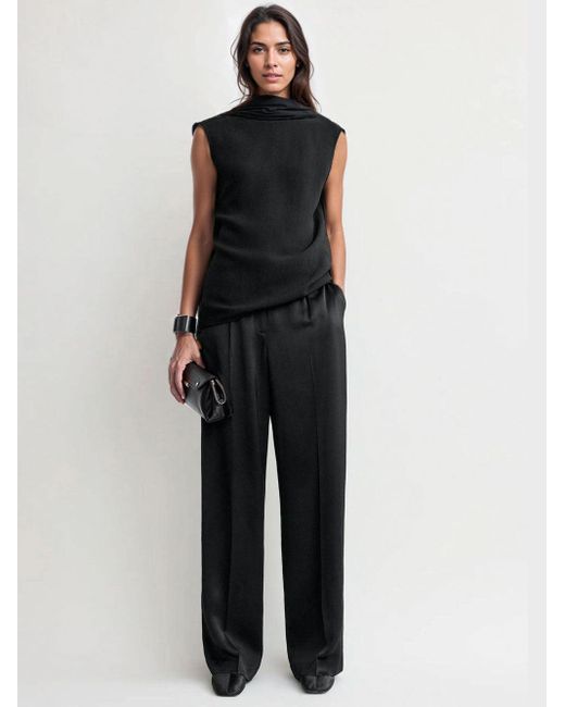 Top Capa, Talla Totême  de color Black