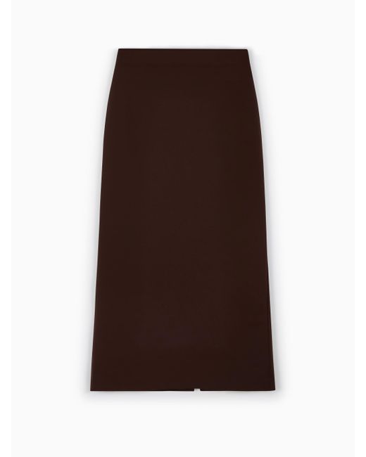 Falda Lápiz, Talla Tibi de color Brown