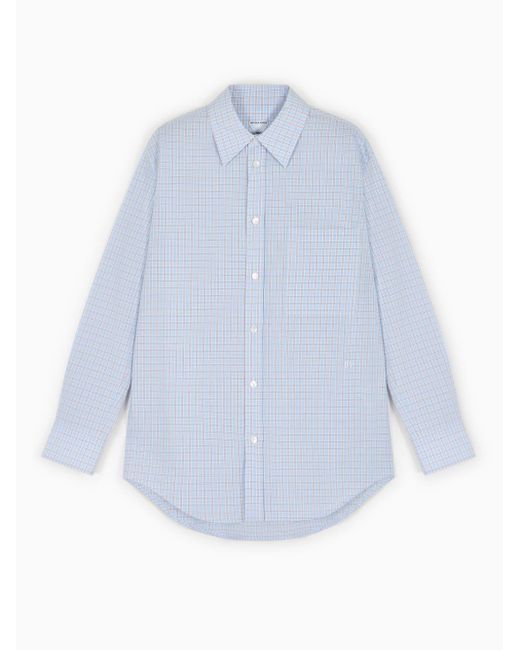 Camisa De Cuadros, Talla Bottega Veneta de color Blue