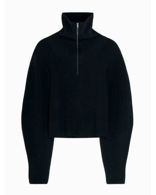 Jersey Con Cremallera, Talla Lemaire de color Black
