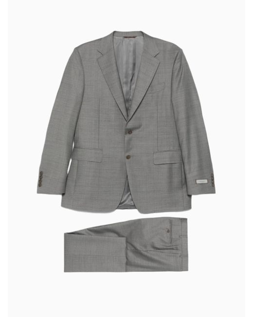 Traje Venecia, Talla Canali de hombre de color Gray