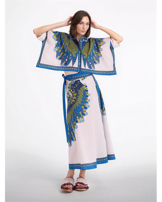 Camisa Foulard, Talla LaDoubleJ de color Blue
