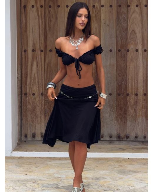 Outcast Black Arrielle Crop Top