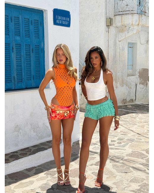 Outcast Orange Frey Bodysuit