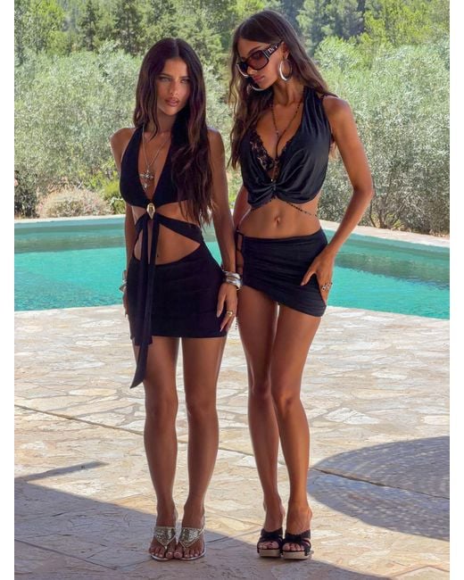 Outcast Black Katy Mini Skirt