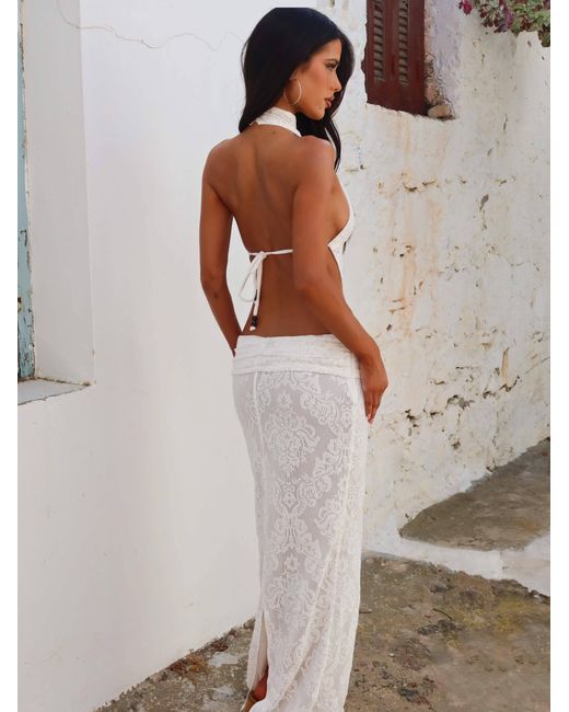 Outcast Albinae Maxi Dress Bright in White | Lyst