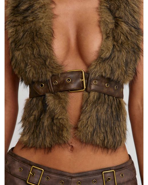 Outcast Brown Chandra Top