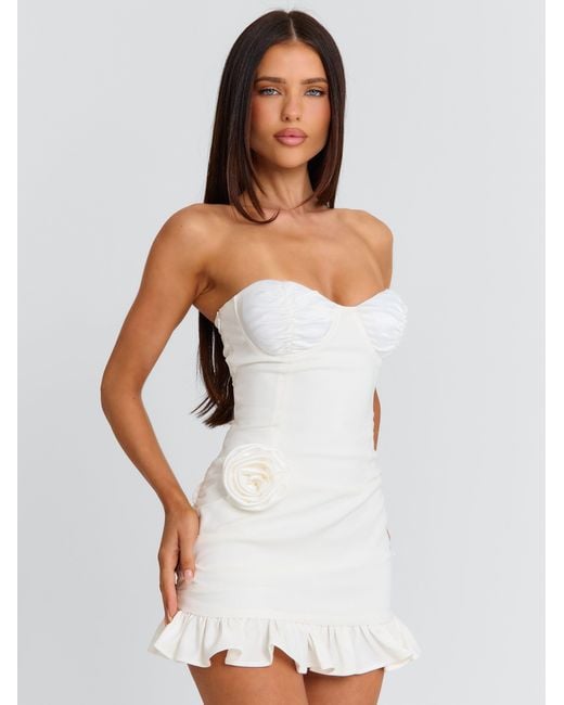Outcast White Finlay Mini Dress