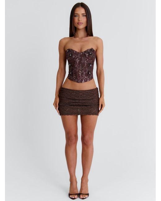 Outcast Green Mesma Corset Top