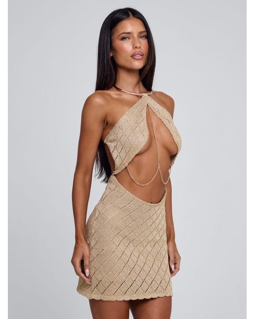 Outcast Brown Bel Mini Dress