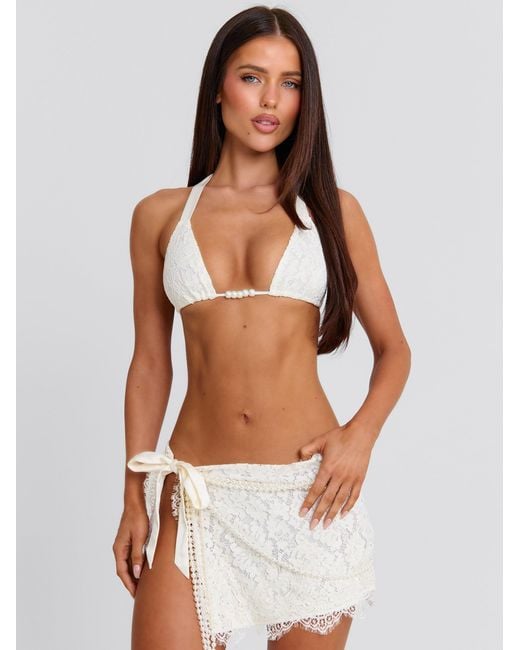 Outcast White Hadley Mini Skirt