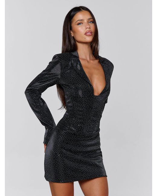 Outcast Black Velorae Mini Dress