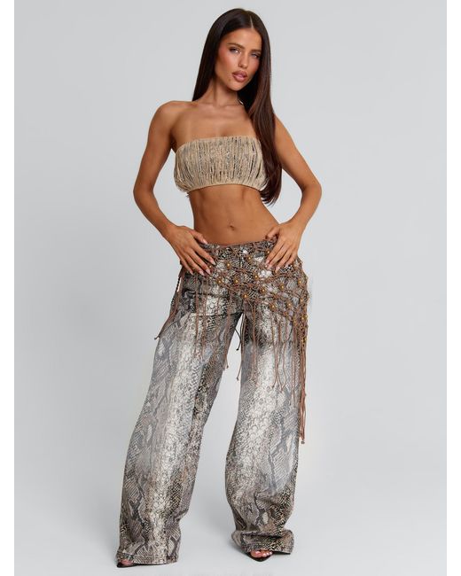 Outcast Gray Zeriah Pants Snake