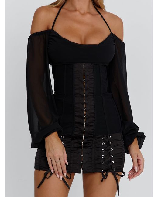Outcast Black Dorelle Mini Dress