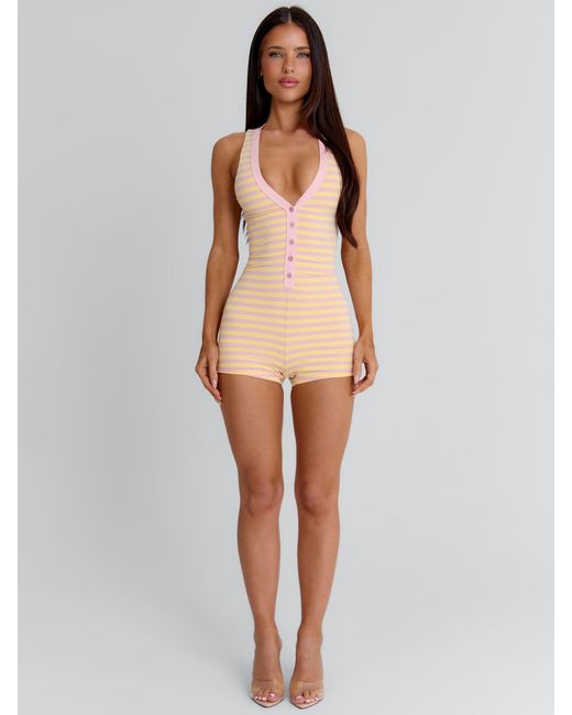 Outcast Black Jayda Playsuit Stripe