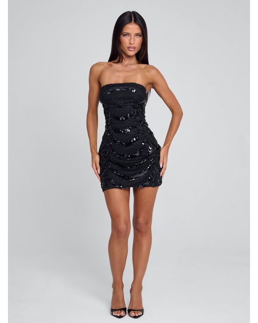 Outcast Blue Loz Mini Dress