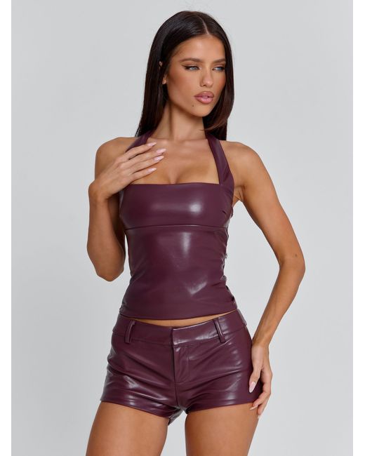 Outcast Red Bora Top Burgundy