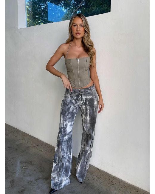 Outcast Gray Serene Top