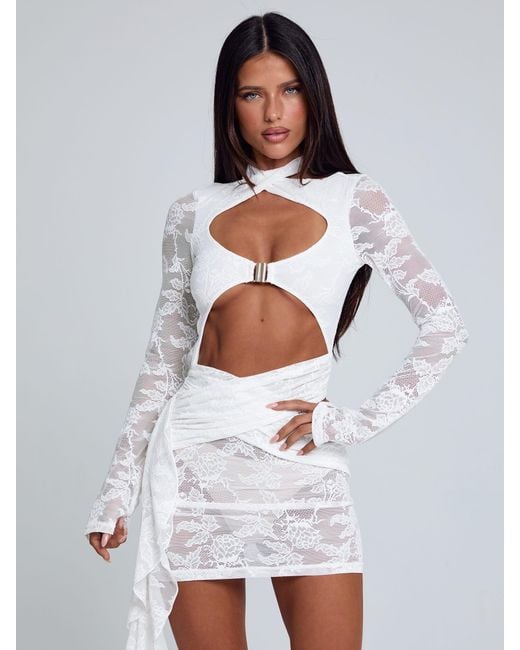 Outcast White Clementine Mini Dress