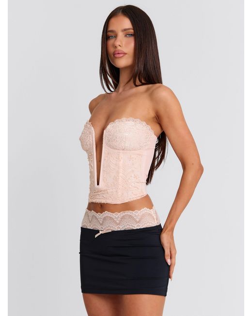 Outcast White Emersyn Mini Skirt