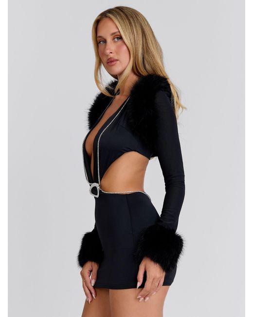 Outcast Black Sienena Mini Dress