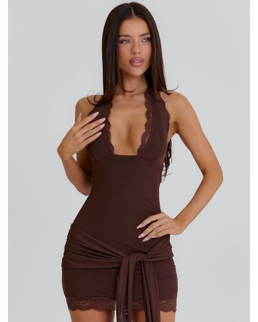 Outcast Gray Kamilla Mini Dress