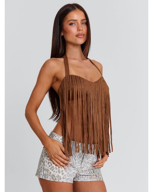 Outcast Brown Francine Top
