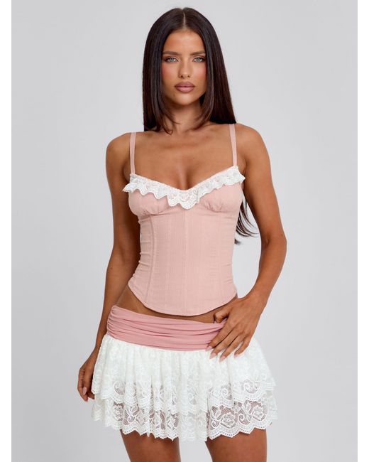 Outcast Multicolor Junera Top Blush