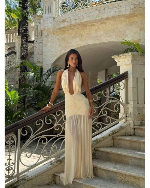 Outcast Green Rosii Maxi Dress