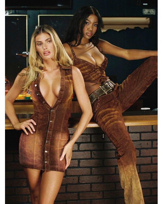 Outcast Brown Pyra Top Rust