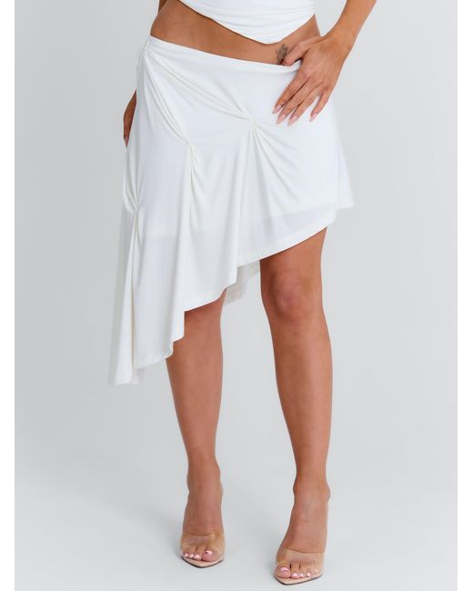 Outcast White Noemai Midi Skirt