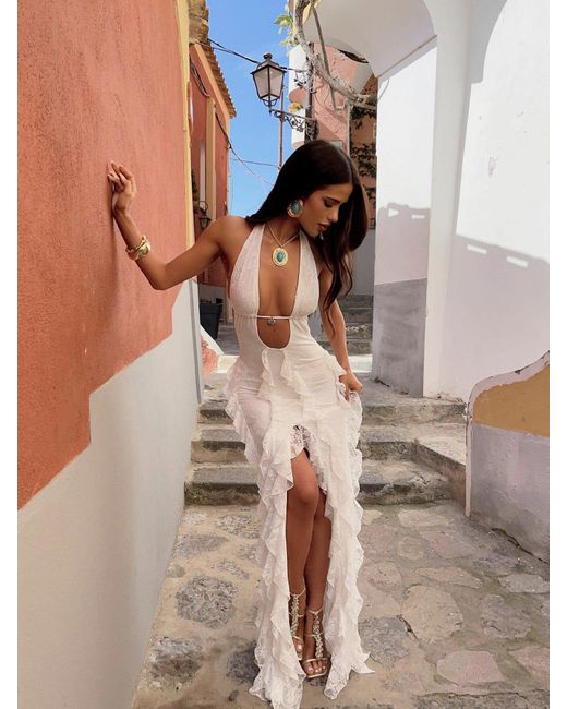 Outcast Brown Rhiae Maxi Dress