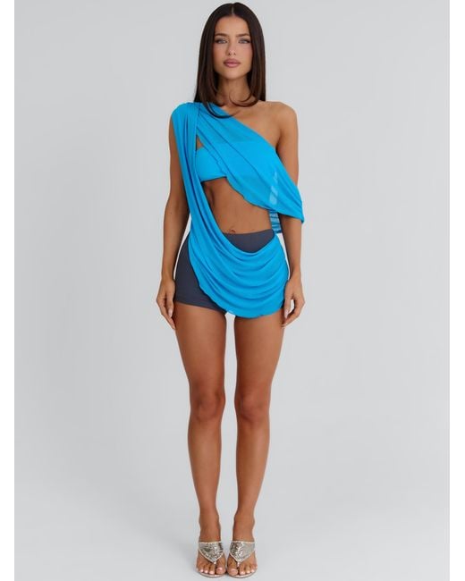 Outcast Blue Sylvee Playsuit