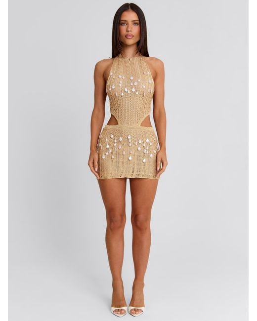 Outcast White Suri Mini Dress