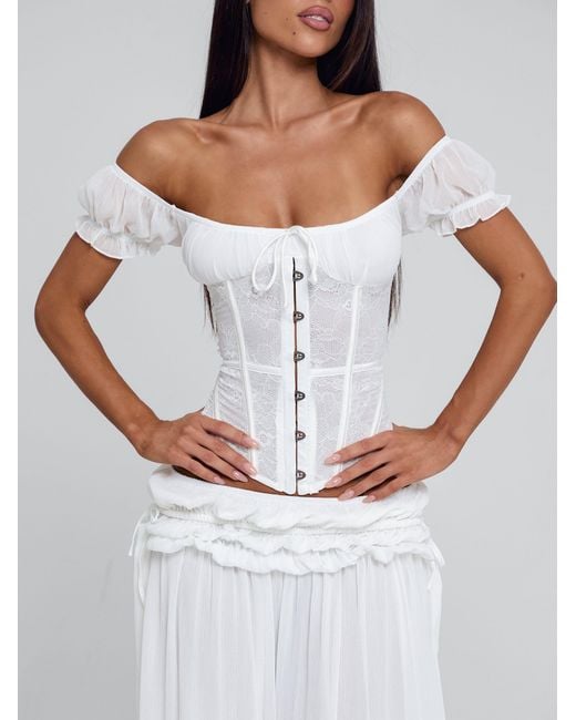 Outcast Gray Lubela Corset Top
